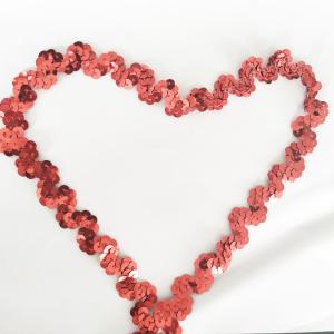 Buy cheap 20KJ70 Christmas Metallic 2cm Sequin Ribbon Trim product