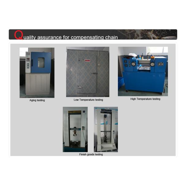 Fire - resistant Welding Anchor Elevator Compensation Chain With Max Length 162 Meter