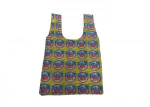 Buy cheap Eco Friendly Mini Folding Tote Bag Full Color Sublimation Printing T Shirt Shape product