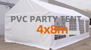 Buy cheap Heavy duty 4 x 8 m white PVC wedding party tents, event tents product