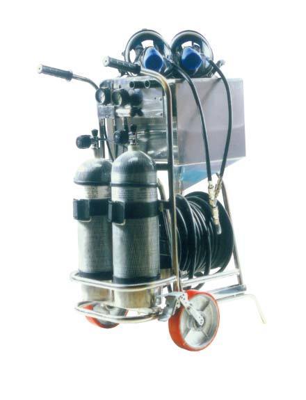KL99-FBCAR Firefighting Trolley SCBA – Mobile Air Breathing Apparatus for Confined Space Rescue