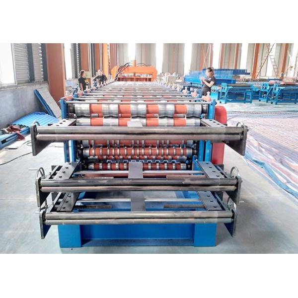 Triple Layer Roofing Sheet Roll Forming Machine Capacity 5T For Three Different Profile