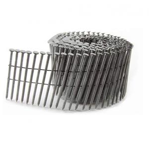 Buy cheap Hot Dip Galvanized Pallet Coil Nails With Flat Head / Checked Head product