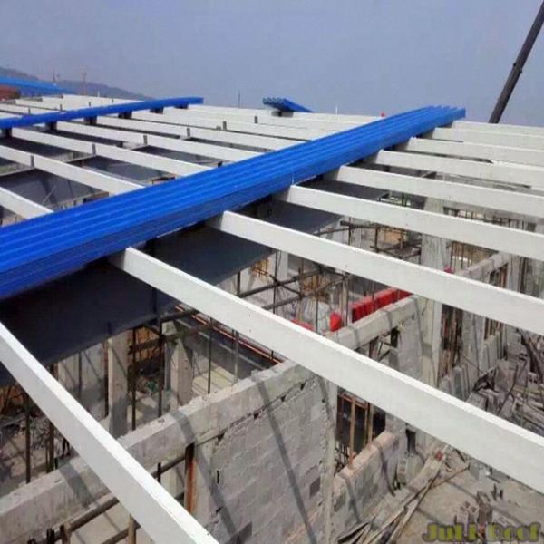 FRP Rectangular Beam Fiberglass Purlin for Roof Panel Support Customizable Dimensions