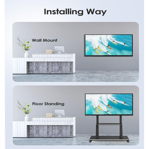 55 Inch All In One Interactive Flat Panel 65 75 Inch Education Interactive Display