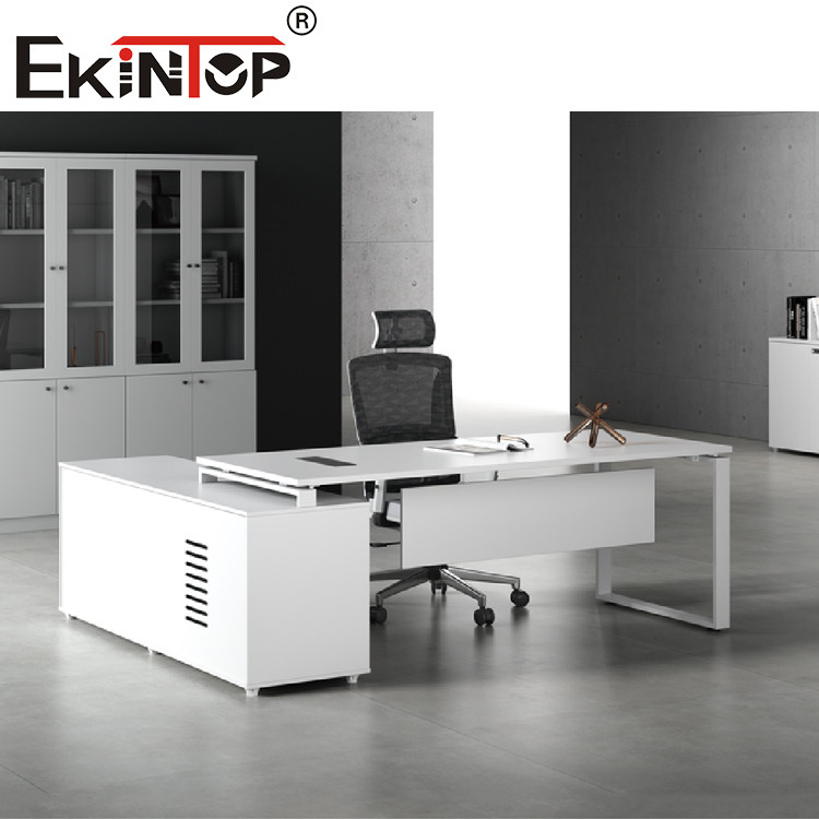China Modern Wood Top Executive Office Furniture Extendable Computer Office Desk on sale