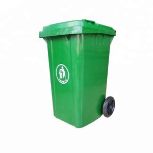 China 63G Outdoor Plastic Trash Can Polypropylene UV 240L Plastic Rubbish Bin on sale