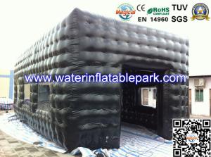 Buy cheap Black PVC Advertising Inflatable Cube Tent / Inflatable Party Tent Rental product