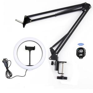 Buy cheap Lazy Phone Holder 12W 3200K 10 Inch Foldable Ring Light product