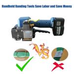 12 - 19mm Battery Powered Plastic Strapping Tool Manual Polypropylene Strapping
