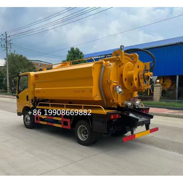Dongfeng 4x2 Driver 8000L Sewage Suction Truck with Vacuum Pump for Sucking Waste Water Vacuum Sewer Tanker Suction Truck