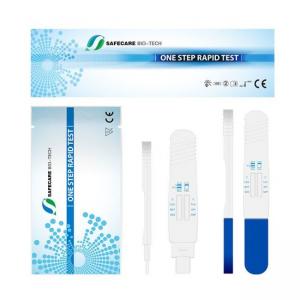 Buy cheap Saliva Drug Test Dip Card , Oral COC MET BZO THC OPI AMP Drug Saliva Test Kit product