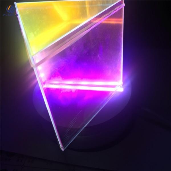 Weather Resistance 100% MMA Rainbow Acrylic Sheet for Versatile Applications