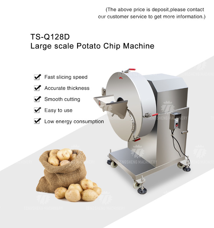 850*750*1400MM Large scale potato chip machine automatic stainless steel commercial cutting fruit and vegetable taro
