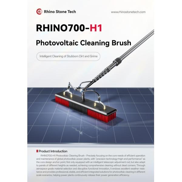 Solar Arrays Water Fed Pole Rooftop Solar Panel Cleaning Telescopic Brush Odm