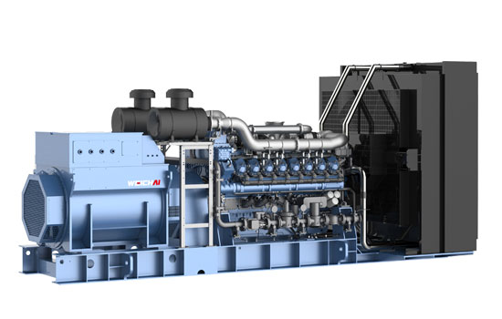 50/60HZ Frequency 100KW/125KVA Weichai Marine Diesel Generator Water Cooled Method