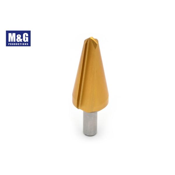 Round Shank Straight Flute HSS Conical and Tube Drill Bit For Metal Tube and Sheet Reaming Drilling