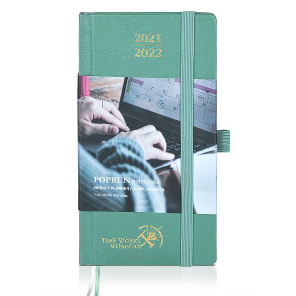 PU Leatherette Cover Mini Weekly Planner Customization Optional