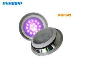Buy cheap 316 Stainless Steel 6w Surface Mounted LED Pool Light With Wifi Controlling product