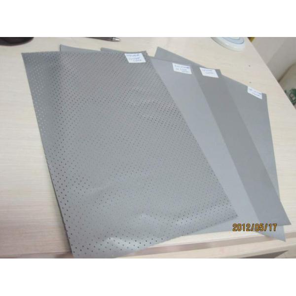 Portable Projection Screens With Black Edge Eyelet , 3D Silver Screen