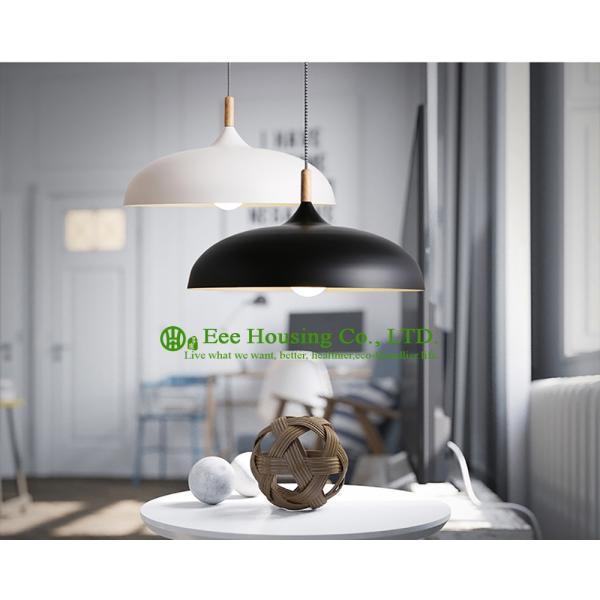 Oak Lamp Stalk Metal Lampshade Lamp Led Bulb Lighting Pendant Light