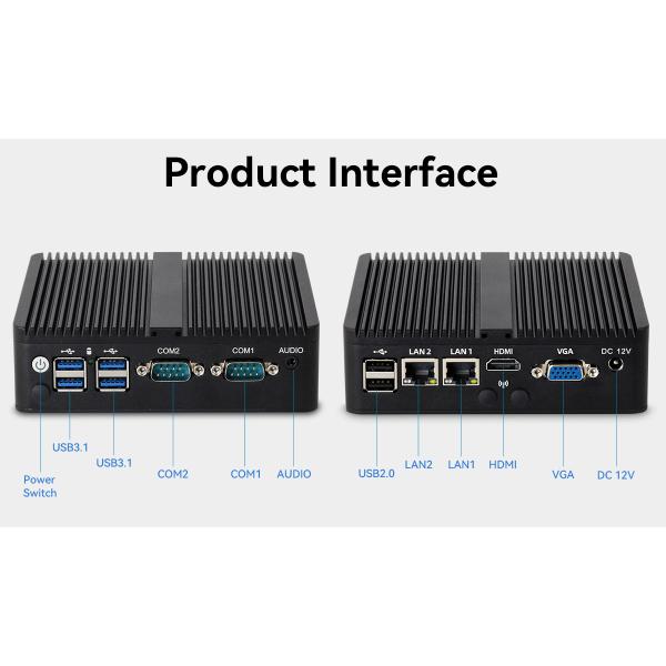 Intel Celeron N5105 With Dual Ethernet Dual COM DDR4 16GB RAM Industrial PC