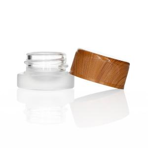 Buy cheap Clear Glass Concentrate Container with Child Resistant Lid  glass concentrate jars  glass packaging product