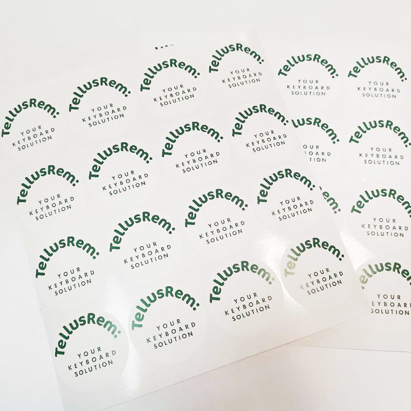 Buy cheap Round Tamper Evident Security Labels Small Eggshell Destructive Vinyl Labels product