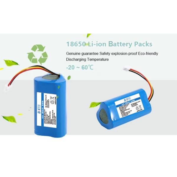 18650CH-3S-3M 10.8V 2600mAh Lithium Ion Battery High Discharge Rate Li-Ion Battery Pack for Consumer Electronics