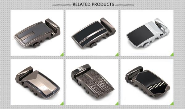 Custom Zinc Alloy Automatic Belt Buckles With Die Casting / Polishing / Electroplating