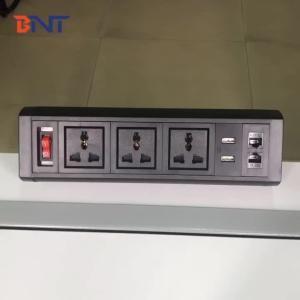aluminum alloy movable electrical power track socket outlets