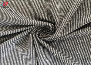 Buy cheap Eco-Friendly Polyester Spandex Melange Striped Weft Knitted Fabric product