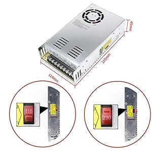 Dual Shaft CNC Controller Kit MACH3 Nema23 Stepper Motor USB 4 Axis 112mm