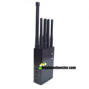China Global Used 8 Bands 4w Cell Phone Signal Jammer Blocker  Block GSM 3G 4G LTE Lojack Wifi GPS UHF VHF RF Signal DC12V on sale