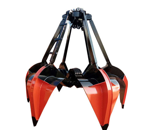Buy cheap High Efficiency Crane Spare Parts Four Rope Mechanical Grab Bucket product