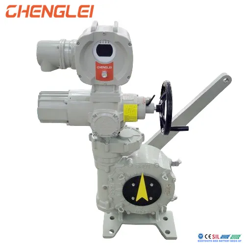 Chenglei Dq 4000n. M Quarter Turn 110V AC Intelligent on-off Electric Ball Valve Actuator with Gear Box