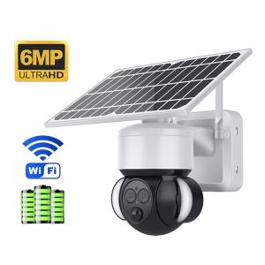 Buy cheap 6MP 4G Solar Camera 12X Zoom Dual Lens PTZ Camera Auto Tracking Camera Outdoor product