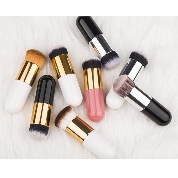 Professional Chubby Pier Foundation Brush 5 colors Makeup Brush Flat Cream Makeup Brushes Cosmetic Make-up Brush