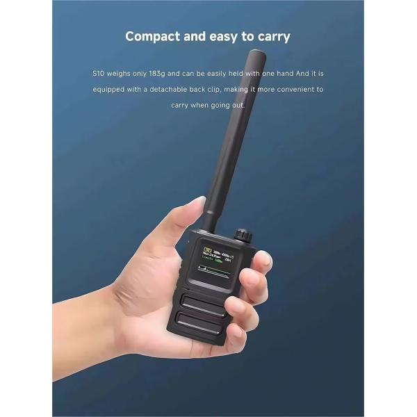 30om-6GHz Ultra-Wide Detection Range Anti for Threats Handheld Drone Detector