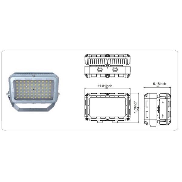 2700k-7000k Ex Proof Led Lights IP66 Copper Free Aluminum