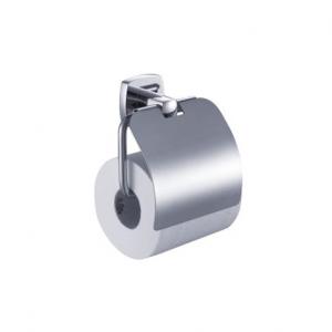 Buy cheap Bathroom Single Toilet Roll Paper Holder Brass Chrome Color OEM Brass Base Square With Curve Design product