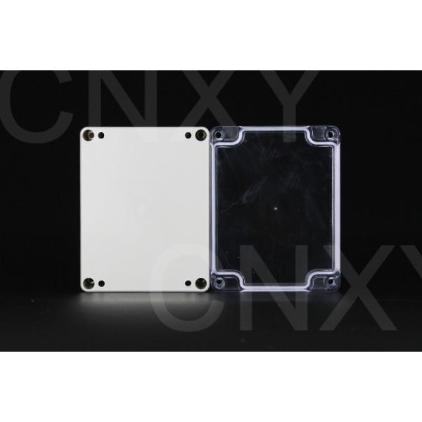 ABS Material Clear Plastic Junction Box Logo Printing With Metal Screws