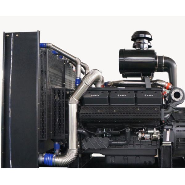 SDEC Shanghai Engine AC Generator Set 480KW / 600KVA 3500 * 1500 * 2100 mm