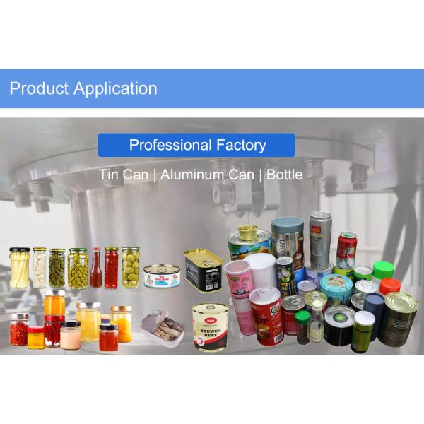 Automatic High Speed Servo Capping Machine For Tinplate Cans