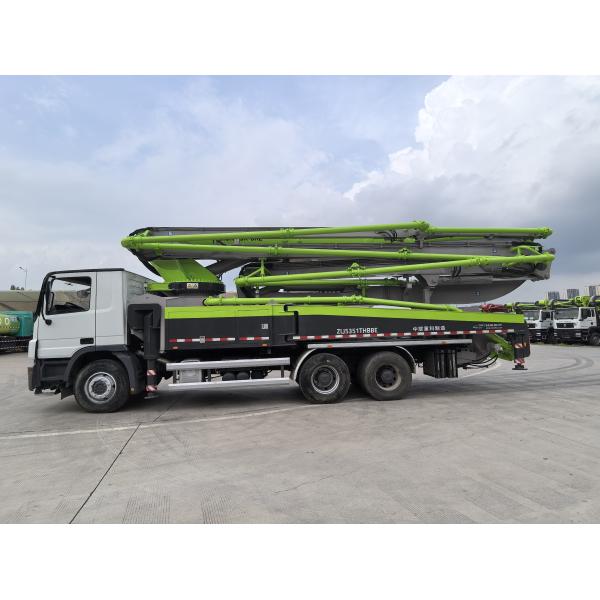 2015 Used Zoomlion 49M Concrete Pump Truck Mercedes Benz Chassis