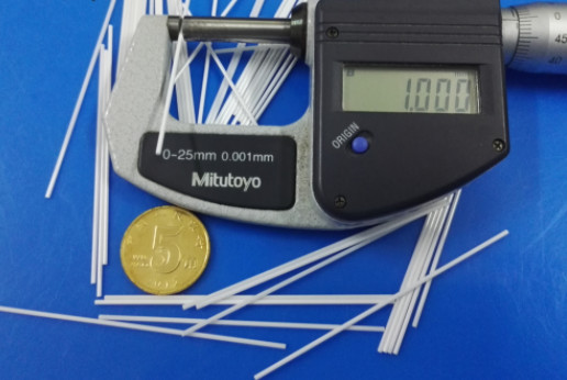 Zirconium Dioxide ZrO2 Zirconia Ceramic Rod Needle High Hardness Precision