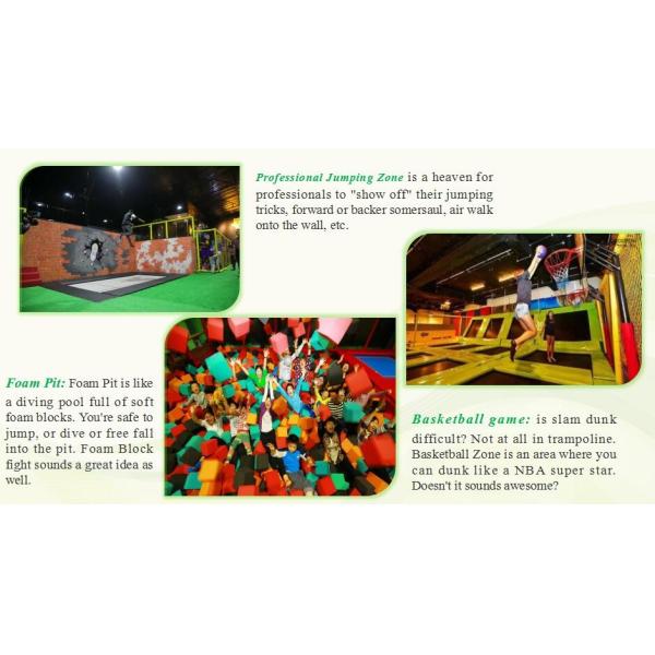 273M2 Big Rectangular Trampolines Discount Large Children Trampoline Park
