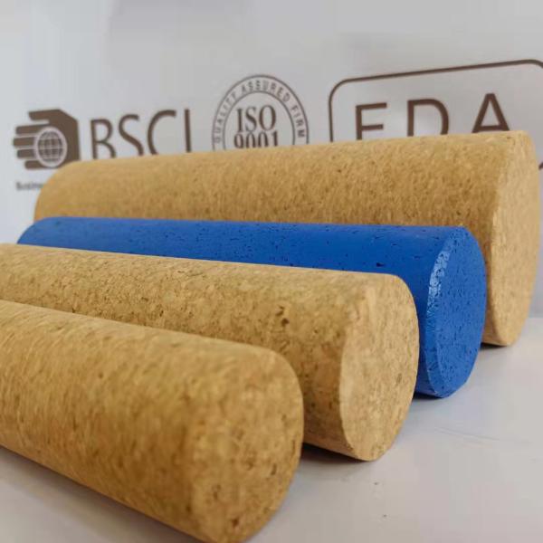 D95*300mm Yoga Cork Roller Wearproof Cork Balance Board Odorless