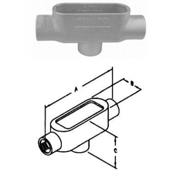 2" IMC Rigid Threaded Form 7 Conduit Bodies Electrical Condulets X type