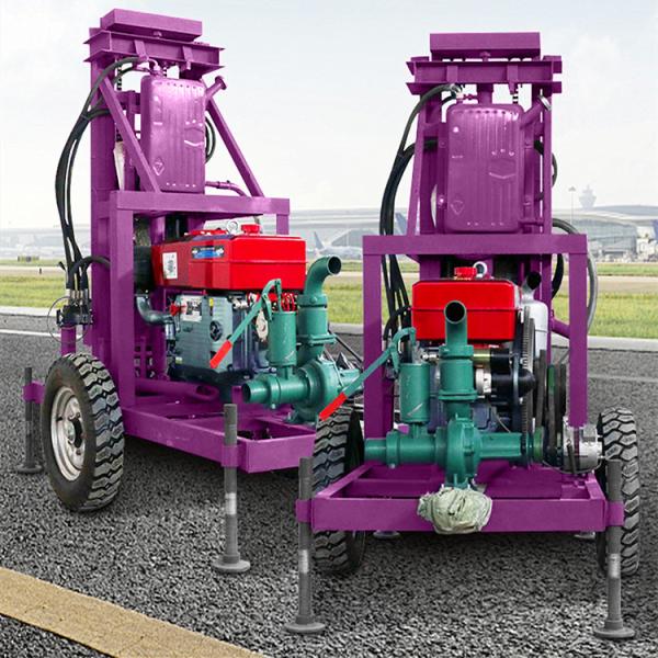 Powerful Diesel Engine Rotary Drilling Rig for Deep Water Well Drilling Equipment